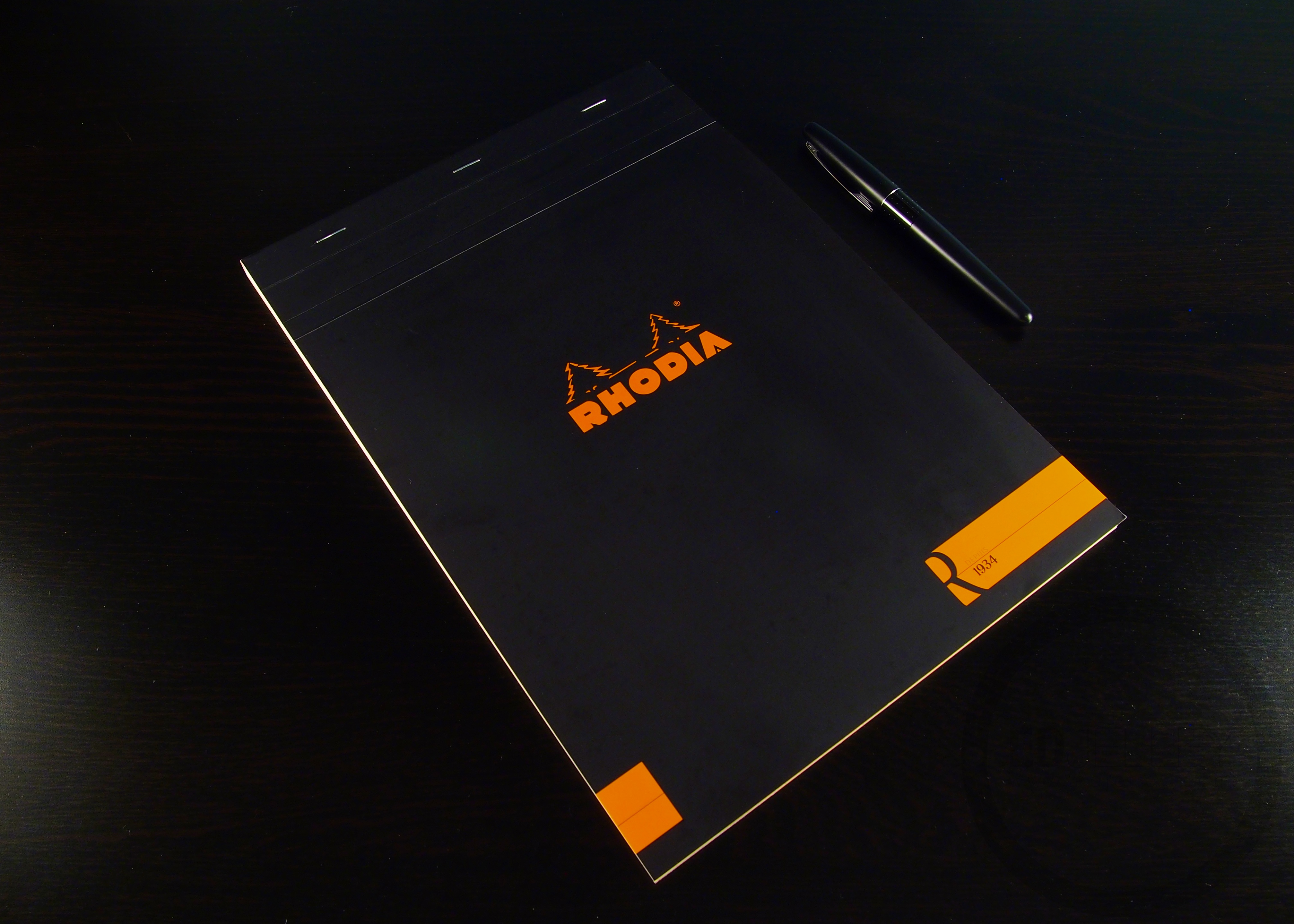  Rhodia R Premium Notepad - No. 18 (A4) - Lined - Black