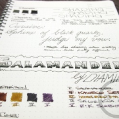 Diamine Salamander Fountain Pen Ink Review