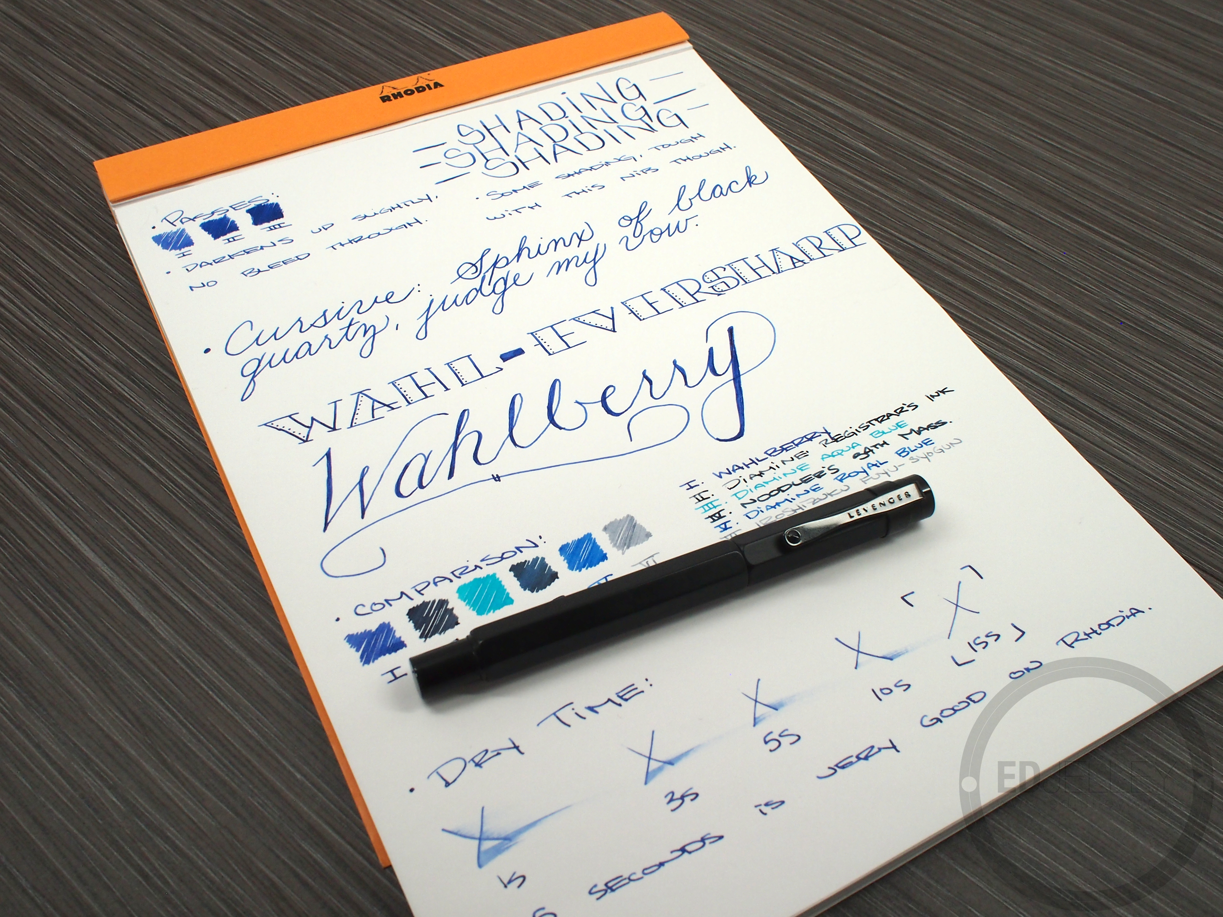 Wahl Eversharp Wahlberry Ink Review