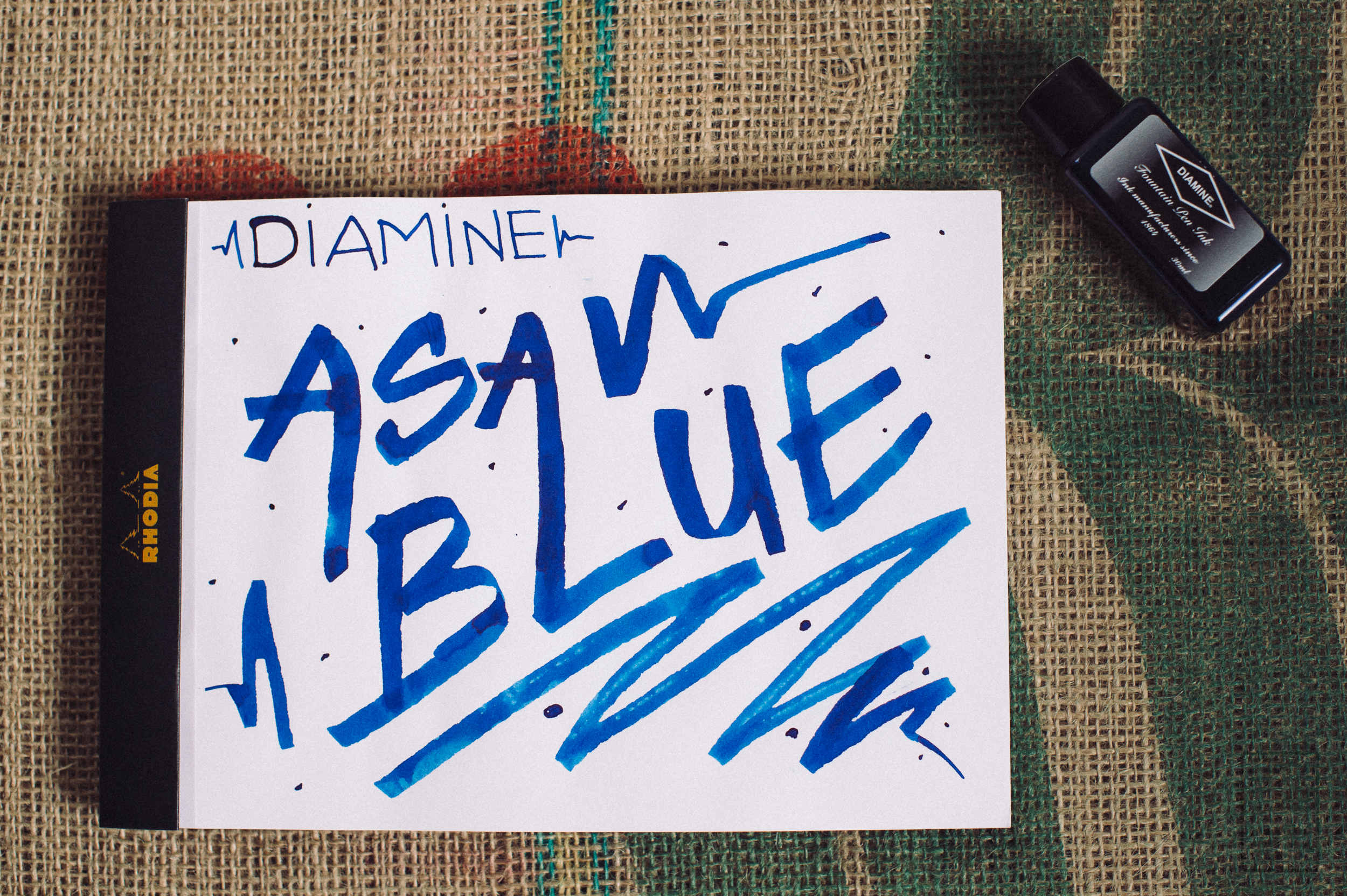 Diamine Asa Blue Ink Review